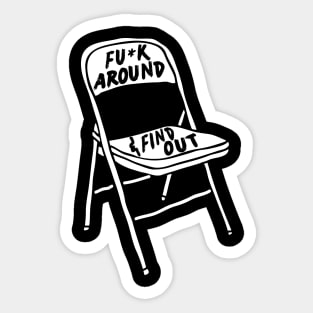 Montgomery White Chair Sticker
